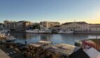 Vue sur la criée et le port de Sète depuis l’appartement